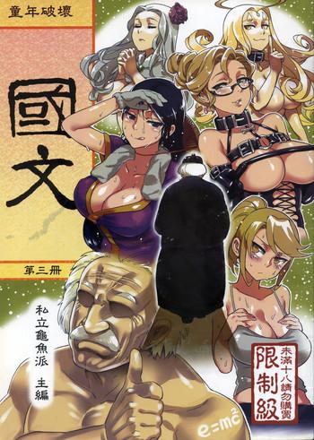 ff22 turtle fish paint abi kamesennin dounen hakai 06 kokugo no kyouka sho vol 3 chinese cover